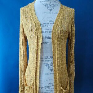 Mustard Knit Cardigan